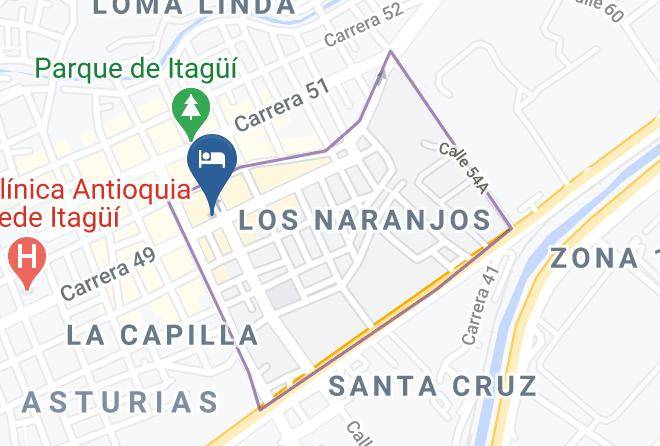 Itagui - Hotel Ruisenor Itagui Maps