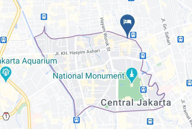 Central Jakarta - Hotel Rujia Maps