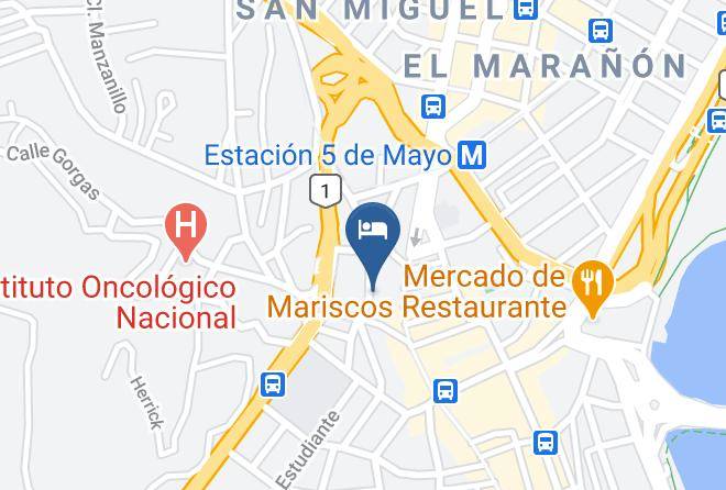Santa Ana - Hotel Rupali Maps