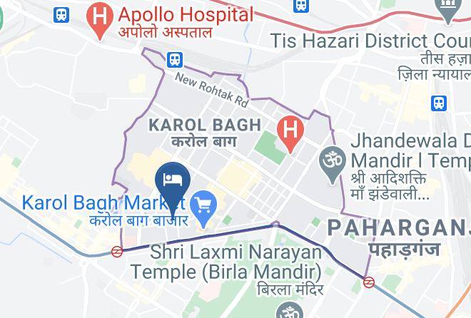 Karol Bagh - Hotel Rupam Maps