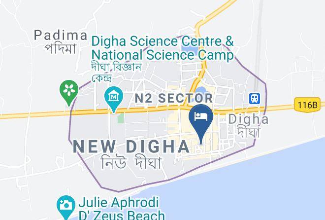 Ramnagar I - Hotel Rupasi Bangla Maps