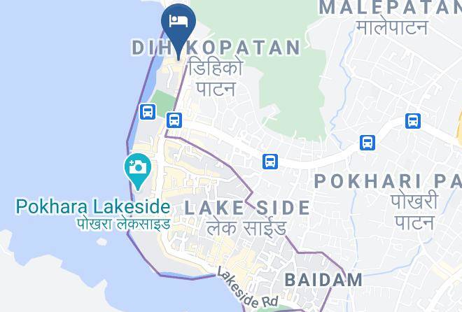 Pokhara - Hotel Rupee Maps