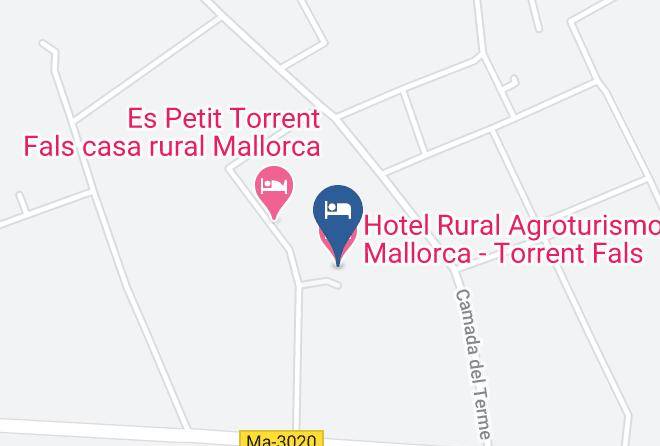 Baleares - Hotel Rural Agroturismo Mallorca Torrent Fals Maps