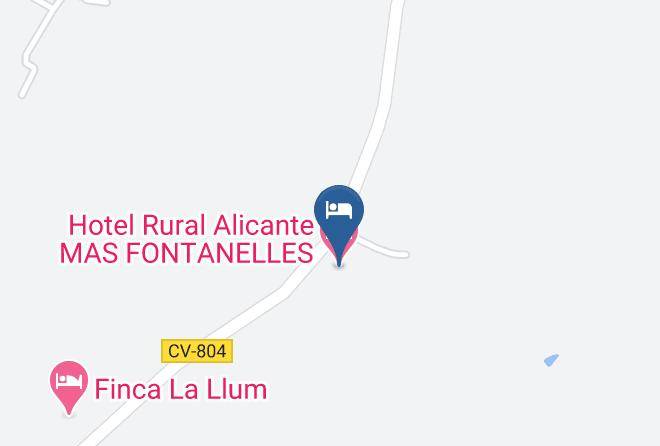 Alicante - Hotel Rural Alicante Mas Fontanelles Maps
