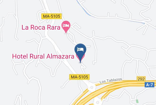 Malaga - Hotel Rural Almazara Maps