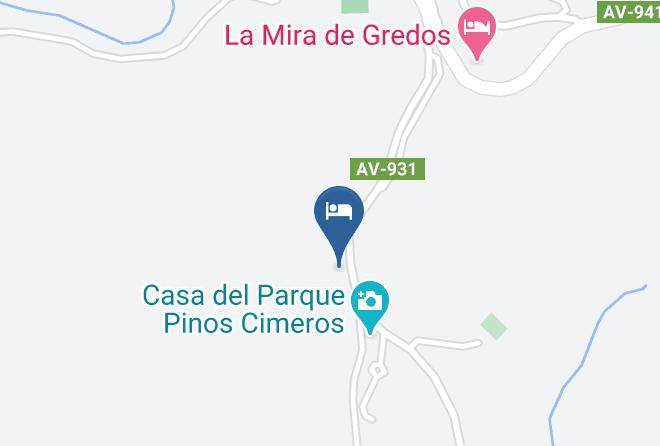 Avila - Hotel Rural Altogredos Maps