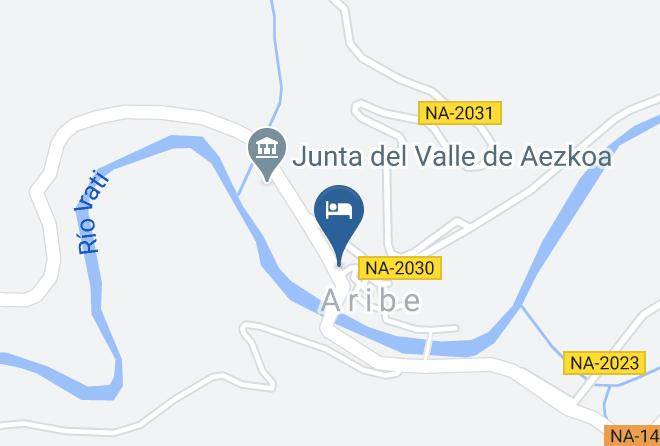 Navarra - Hotel Rural Aribe En La Selva De Irati 2 Estrellas Maps