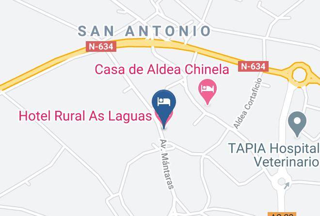 Asturias - Hotel Rural As Laguas Maps