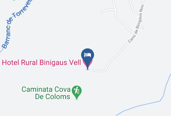 Hotel Rural Binigaus Vell Map