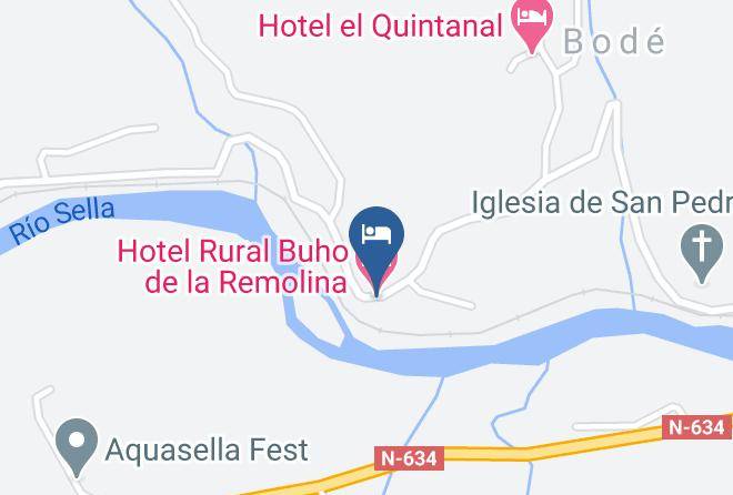 Asturias - Hotel Rural Buho De La Remolina Maps
