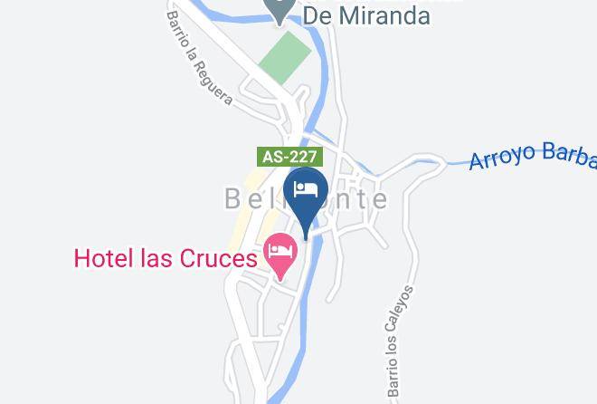 Hotel Rural Calzada Romana Map