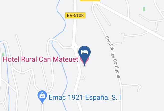Barcelona - Hotel Rural Can Mateuet Maps