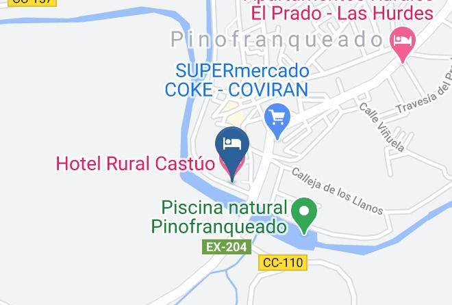 Caceres - Hotel Rural Castuo Maps