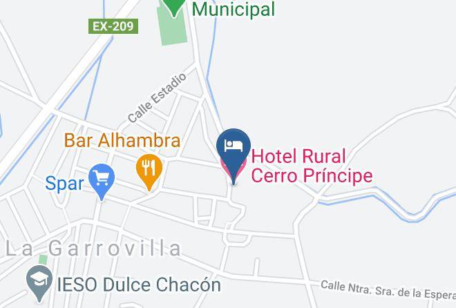 Hotel Rural Cerro Principe Map