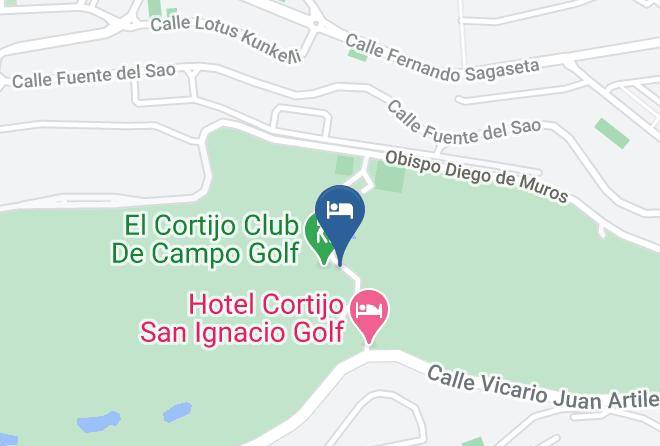 Hotel Rural Cortijo San Ignacio Golf Map