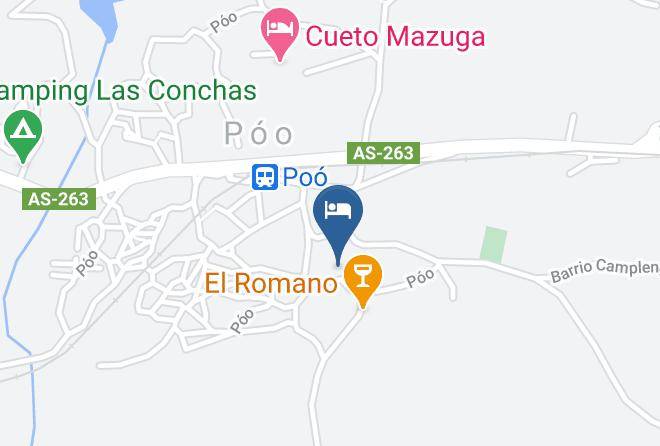 Asturias - Hotel Rural Cuartamenteru Maps