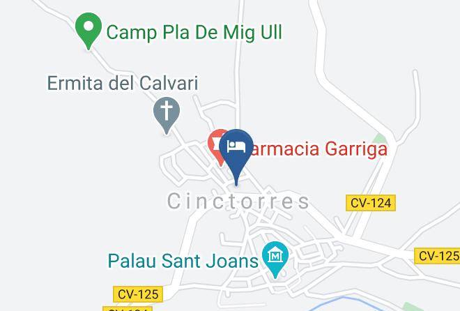 Castellon - Hotel Rural El Faixero Turisme Rural Maps