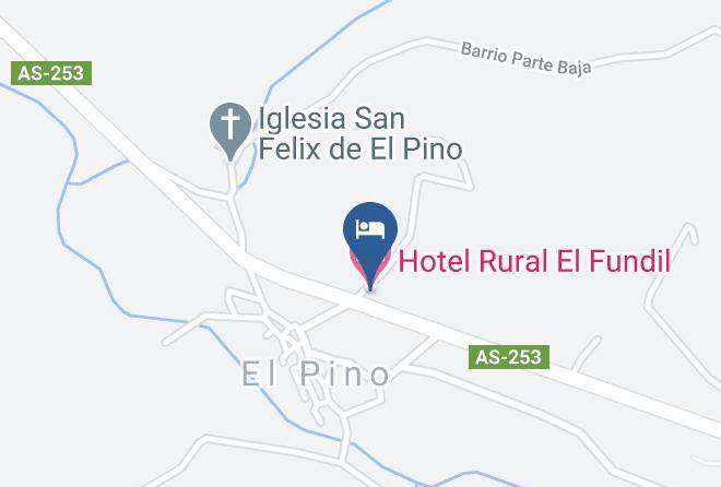 Asturias - Hotel Rural El Fundil Maps