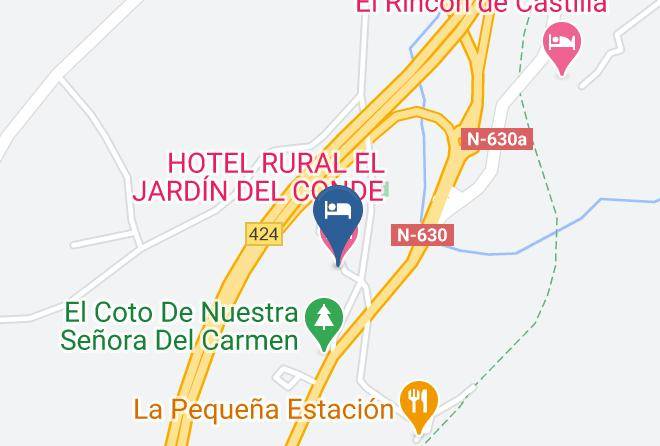 Salamanca - Hotel Rural El Jardin Del Conde Maps