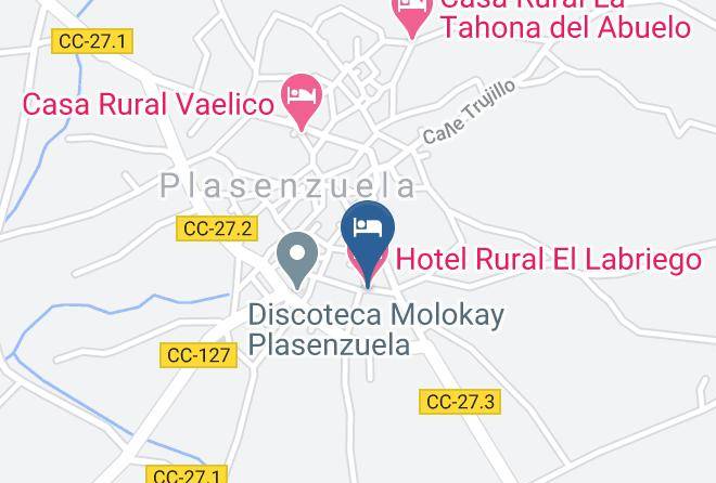 Hotel Rural El Labriego Map