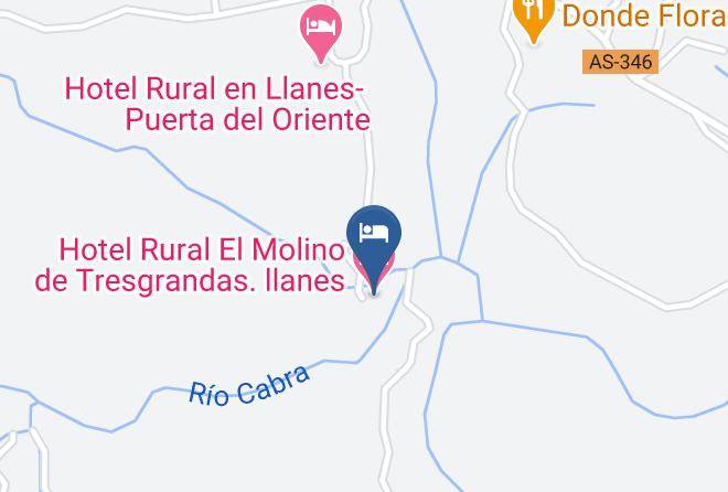 Asturias - Hotel Rural El Molino De Tresgrandas Llanes Maps