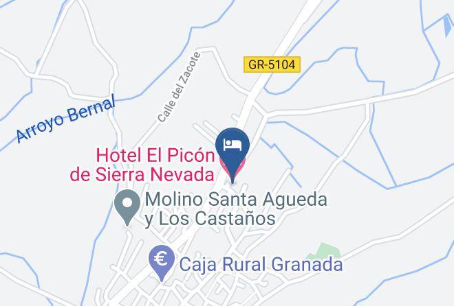 Granada - Hotel El Picon De Sierra Nevada Maps