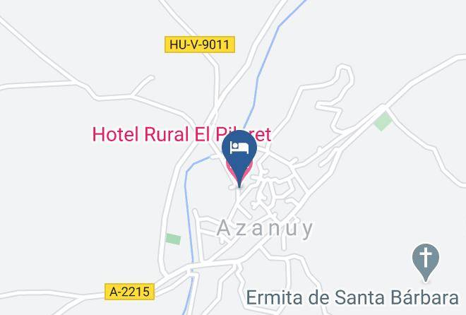 Huesca - Hotel Rural El Pilaret Maps