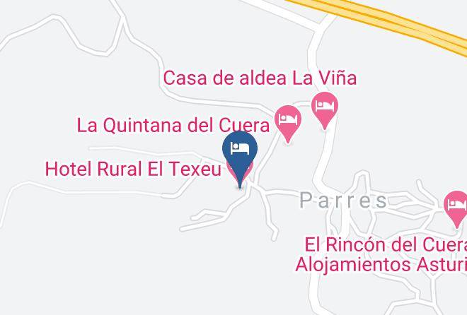 Asturias - Hotel Rural El Texeu Maps