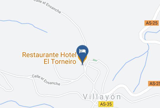Asturias - Restaurante Hotel El Torneiro Maps