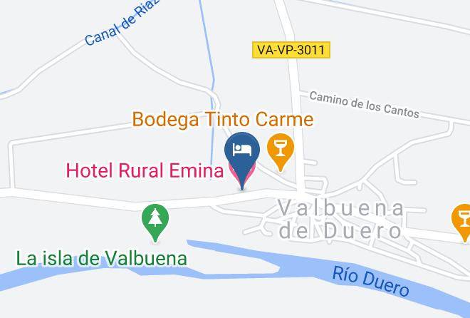 Valladolid - Hotel Rural Emina Maps