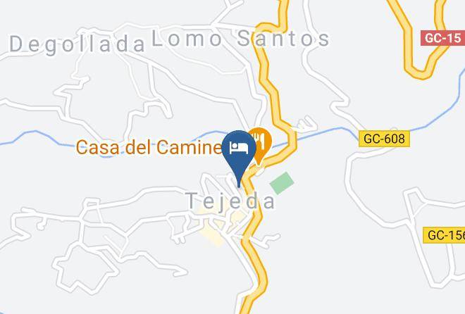 Hotel Rural Fonda De La Tea Map