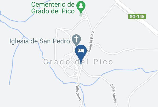 Segovia - Hotel Rural Grado Del Pico Maps