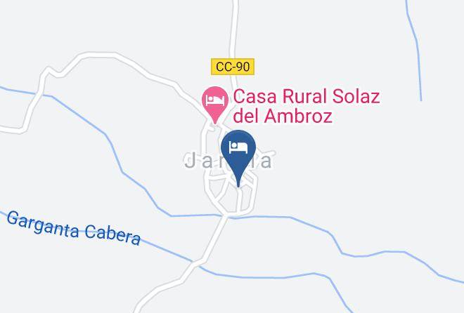 Caceres - Hotel Rural La Bellosina Maps
