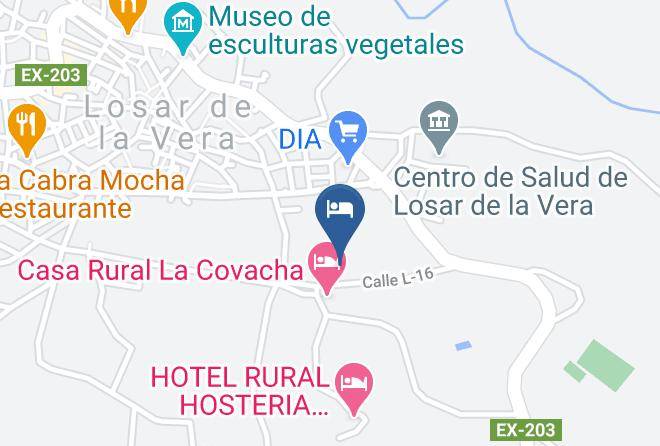 Caceres - Hotel Rural La Canchalera Maps