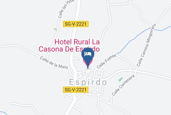 Segovia - Hotel Rural La Casona De Espirdo Maps