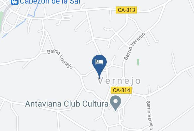 Cabezon De La Sal - Hotel Rural La Castanera Maps