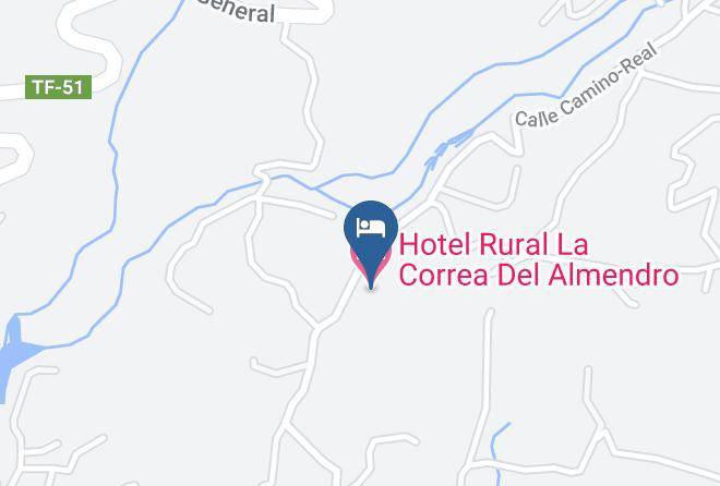 Santa Cruz De Tenerife - Hotel Rural La Correa Del Almendro Maps