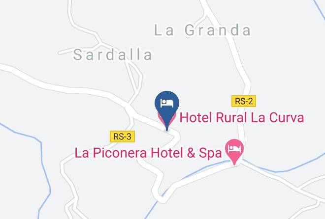 Asturias - Hotel Rural La Curva Maps