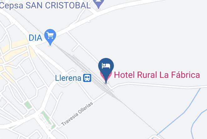 Badajoz - Hotel Rural La Fabrica Maps
