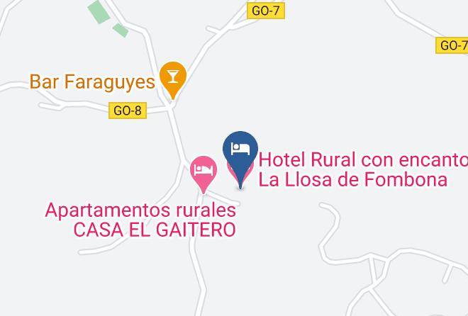 Asturias - Hotel Rural Con Encanto La Llosa De Fombona Maps