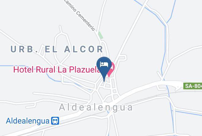 Salamanca - Hotel Rural La Plazuela Maps