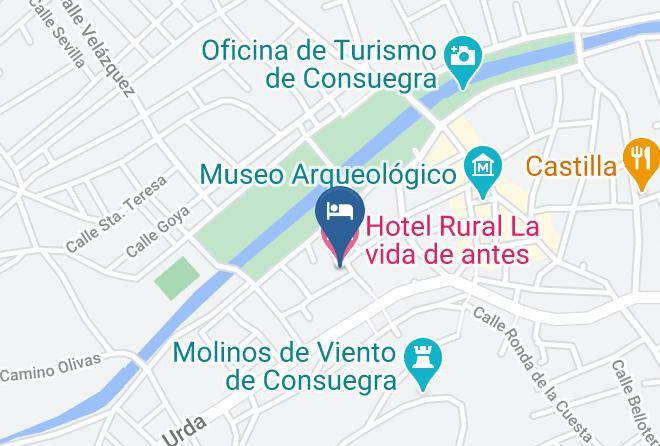 Toledo - Hotel Rural La Vida De Antes Maps