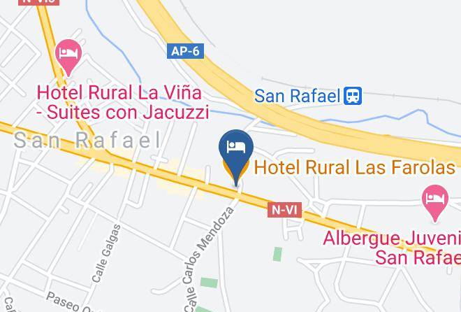Hotel Rural Las Farolas Map