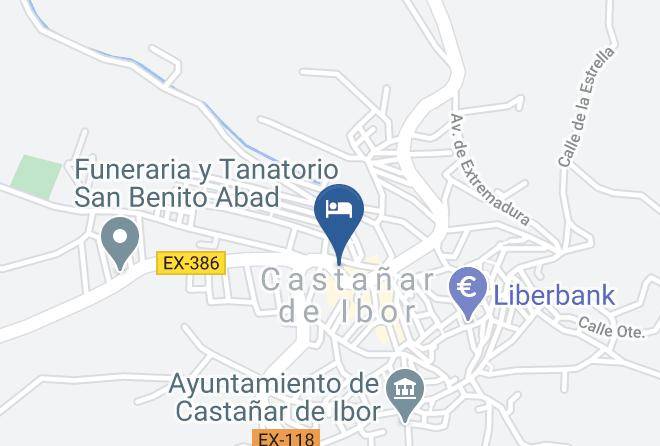 Caceres - Hotel Rural Las Mozas Maps