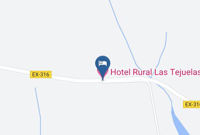 Badajoz - Hotel Rural Las Tejuelas Maps