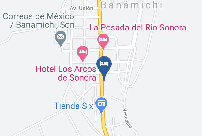 Banamichi - Hotel Rural Leon Maps