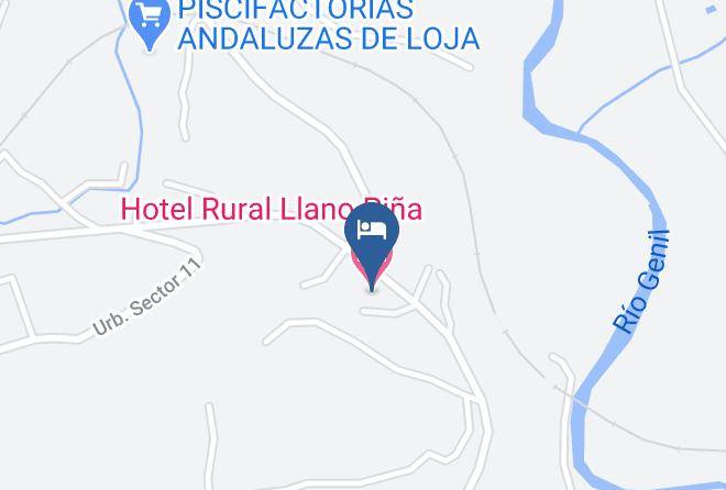 Granada - Hotel Rural Llano Pina Maps