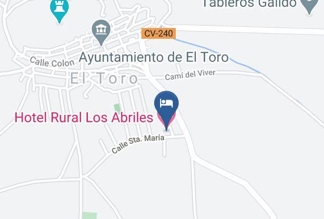 Castellon - Hotel Rural Los Abriles Maps