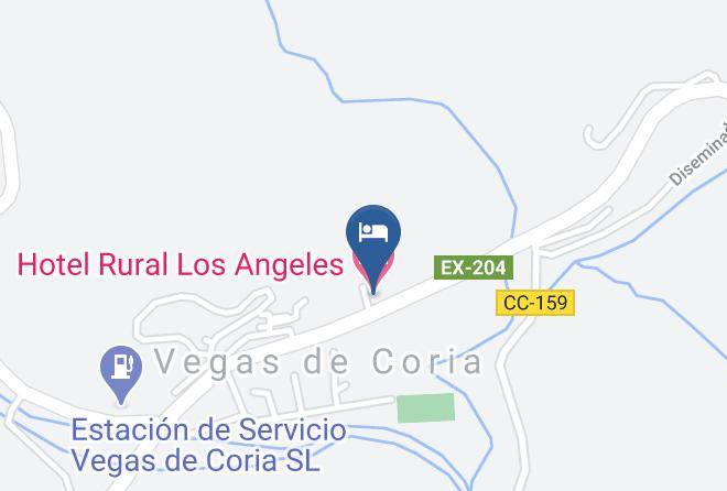 Caceres - Hotel Rural Los Angeles Maps