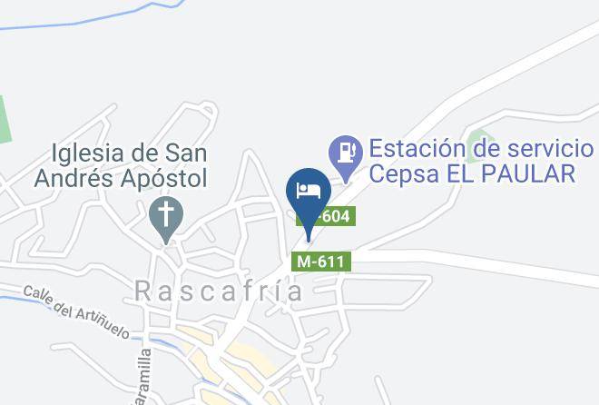 Madrid - Hotel Rural Los Manzanos Maps